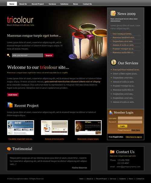 Website laten maken met Interieur en Meubels 422 webdesign